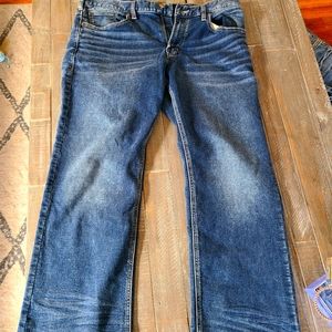 Mens silver jeans